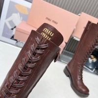 Cheap MIU MIU Boots For Women #1258664 Replica Wholesale [$158.00 USD] [ITEM#1258664] on Replica MIU MIU Boots