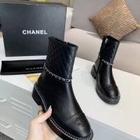 Cheap Chanel Boots For Women #1258699 Replica Wholesale [$102.00 USD] [ITEM#1258699] on Replica Chanel Boots