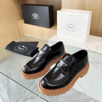 Cheap Prada Leather Shoes For Women #1258789 Replica Wholesale [$102.00 USD] [ITEM#1258789] on Replica Prada Leather Shoes