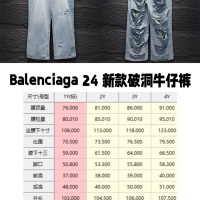 Cheap Balenciaga Jeans For Men #1259474 Replica Wholesale [$85.00 USD] [ITEM#1259474] on Replica Balenciaga Jeans