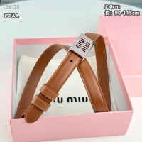 Cheap MIU MIU AAA Quality Belts For Women #1259929 Replica Wholesale [$45.00 USD] [ITEM#1259929] on Replica MIU MIU AAA Quality Belts