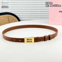 Cheap MIU MIU AAA Quality Belts For Women #1259930 Replica Wholesale [$45.00 USD] [ITEM#1259930] on Replica MIU MIU AAA Quality Belts