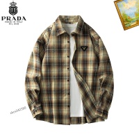 Cheap Prada Shirts Long Sleeved For Men #1260337 Replica Wholesale [$40.00 USD] [ITEM#1260337] on Replica Prada Shirts