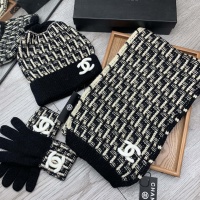 Chanel Hat and Scarf and Glove Set #1260902