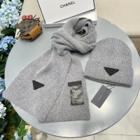 Cheap Prada Hat and Scarf Set #1261086 Replica Wholesale [$56.00 USD] [ITEM#1261086] on Replica Prada Hat and Scarf and Glove Set