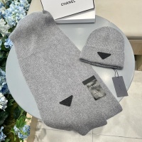 Cheap Prada Hat and Scarf Set #1261086 Replica Wholesale [$56.00 USD] [ITEM#1261086] on Replica Prada Hat and Scarf and Glove Set