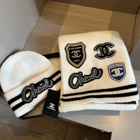 Cheap Chanel Hat and Scarf Set #1261285 Replica Wholesale [$60.00 USD] [ITEM#1261285] on Replica Chanel Hat and Scarf and Glove Set