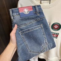 Cheap Moncler Jeans For Men #1261508 Replica Wholesale [$88.00 USD] [ITEM#1261508] on Replica Moncler Jeans