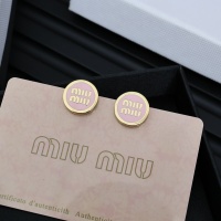 Cheap MIU MIU Earrings For Women #1261952 Replica Wholesale [$27.00 USD] [ITEM#1261952] on Replica MIU MIU Earrings