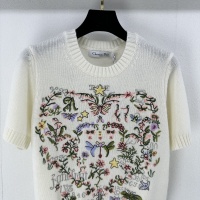 Cheap Christian Dior Sweaters Short Sleeved For Women #1264219 Replica Wholesale [$92.00 USD] [ITEM#1264219] on Replica Christian Dior Sweaters