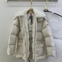 Cheap Moncler Down Feather Coat Long Sleeved For Women #1264265 Replica Wholesale [$314.05 USD] [ITEM#1264265] on Replica Moncler Down Feather Coat