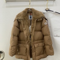 Cheap Moncler Down Feather Coat Long Sleeved For Women #1264266 Replica Wholesale [$314.05 USD] [ITEM#1264266] on Replica Moncler Down Feather Coat