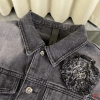 Cheap Chrome Hearts Jackets Long Sleeved For Men #1264385 Replica Wholesale [$85.00 USD] [ITEM#1264385] on Replica Chrome Hearts Jackets