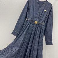 Cheap Celine Dresses Long Sleeved For Women #1264419 Replica Wholesale [$130.00 USD] [ITEM#1264419] on Replica Celine Dresses