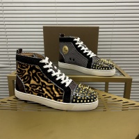 Cheap Christian Louboutin High Top Shoes For Women #1264694 Replica Wholesale [$98.00 USD] [ITEM#1264694] on Replica Christian Louboutin High Top Shoes