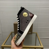 Cheap Christian Louboutin High Top Shoes For Women #1264694 Replica Wholesale [$98.00 USD] [ITEM#1264694] on Replica Christian Louboutin High Top Shoes