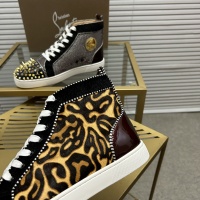 Cheap Christian Louboutin High Top Shoes For Women #1264694 Replica Wholesale [$98.00 USD] [ITEM#1264694] on Replica Christian Louboutin High Top Shoes