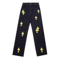 Cheap Chrome Hearts Jeans For Men #1264699 Replica Wholesale [$56.00 USD] [ITEM#1264699] on Replica Chrome Hearts Jeans