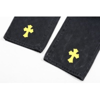 Cheap Chrome Hearts Jeans For Men #1264699 Replica Wholesale [$56.00 USD] [ITEM#1264699] on Replica Chrome Hearts Jeans