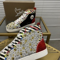 Cheap Christian Louboutin High Top Shoes For Women #1264702 Replica Wholesale [$100.00 USD] [ITEM#1264702] on Replica Christian Louboutin High Top Shoes