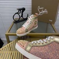 Cheap Christian Louboutin High Top Shoes For Women #1264710 Replica Wholesale [$96.00 USD] [ITEM#1264710] on Replica Christian Louboutin High Top Shoes