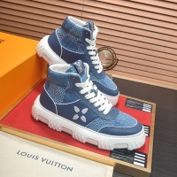 Cheap Louis Vuitton High Tops Shoes For Men #1264981 Replica Wholesale [$108.00 USD] [ITEM#1264981] on Replica Louis Vuitton High Tops Shoes