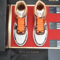 Cheap Philipp Plein PP High Tops Shoes For Men #1265113 Replica Wholesale [$105.00 USD] [ITEM#1265113] on Replica Philipp Plein PP High Tops Shoes