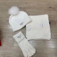 Cheap Prada Hat and Scarf and Glove Set #1265220 Replica Wholesale [$72.00 USD] [ITEM#1265220] on Replica Prada Hat and Scarf and Glove Set