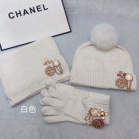 Cheap Chanel Hat and Scarf and Glove Set #1265289 Replica Wholesale [$76.00 USD] [ITEM#1265289] on Replica Chanel Hat and Scarf and Glove Set