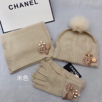 Chanel Hat and Scarf and Glove Set #1265290