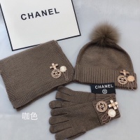 Cheap Chanel Hat and Scarf and Glove Set #1265291 Replica Wholesale [$76.00 USD] [ITEM#1265291] on Replica Chanel Hat and Scarf and Glove Set