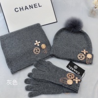 Chanel Hat and Scarf and Glove Set #1265293