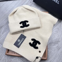 Cheap Chanel Hat and Scarf Set #1265308 Replica Wholesale [$52.00 USD] [ITEM#1265308] on Replica Chanel Hat and Scarf and Glove Set