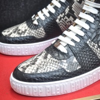 Cheap Philipp Plein PP High Tops Shoes For Men #1265785 Replica Wholesale [$105.00 USD] [ITEM#1265785] on Replica Philipp Plein PP High Tops Shoes