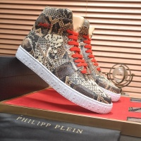 Cheap Philipp Plein PP High Tops Shoes For Men #1265786 Replica Wholesale [$105.00 USD] [ITEM#1265786] on Replica Philipp Plein PP High Tops Shoes