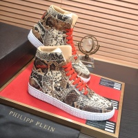 Cheap Philipp Plein PP High Tops Shoes For Men #1265786 Replica Wholesale [$105.00 USD] [ITEM#1265786] on Replica Philipp Plein PP High Tops Shoes