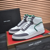 Cheap Yves Saint Laurent YSL High Tops Shoes For Men #1265896 Replica Wholesale [$98.00 USD] [ITEM#1265896] on Replica Yves Saint Laurent YSL High Tops Shoes