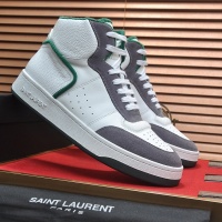 Cheap Yves Saint Laurent YSL High Tops Shoes For Men #1265896 Replica Wholesale [$98.00 USD] [ITEM#1265896] on Replica Yves Saint Laurent YSL High Tops Shoes