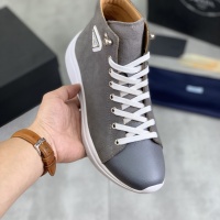 Cheap Prada High Top Shoes For Men #1266043 Replica Wholesale [$105.00 USD] [ITEM#1266043] on Replica Prada High Top Shoes