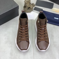 Cheap Prada High Top Shoes For Men #1266048 Replica Wholesale [$105.00 USD] [ITEM#1266048] on Replica Prada High Top Shoes