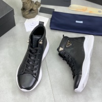 Cheap Prada High Top Shoes For Men #1266051 Replica Wholesale [$105.00 USD] [ITEM#1266051] on Replica Prada High Top Shoes