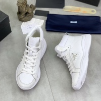 Cheap Prada High Top Shoes For Men #1266053 Replica Wholesale [$105.00 USD] [ITEM#1266053] on Replica Prada High Top Shoes