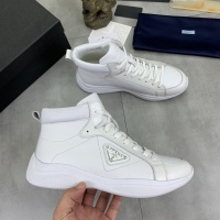 Cheap Prada High Top Shoes For Men #1266053 Replica Wholesale [$105.00 USD] [ITEM#1266053] on Replica Prada High Top Shoes