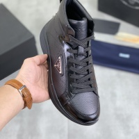 Cheap Prada High Top Shoes For Men #1266058 Replica Wholesale [$105.00 USD] [ITEM#1266058] on Replica Prada High Top Shoes