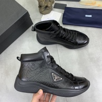 Cheap Prada High Top Shoes For Men #1266060 Replica Wholesale [$105.00 USD] [ITEM#1266060] on Replica Prada High Top Shoes