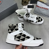 Cheap Prada High Top Shoes For Men #1266062 Replica Wholesale [$108.00 USD] [ITEM#1266062] on Replica Prada High Top Shoes