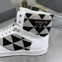 Cheap Prada High Top Shoes For Men #1266062 Replica Wholesale [$108.00 USD] [ITEM#1266062] on Replica Prada High Top Shoes