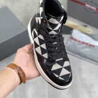 Cheap Prada High Top Shoes For Men #1266063 Replica Wholesale [$108.00 USD] [ITEM#1266063] on Replica Prada High Top Shoes