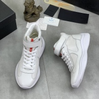 Cheap Prada High Top Shoes For Men #1266065 Replica Wholesale [$105.00 USD] [ITEM#1266065] on Replica Prada High Top Shoes