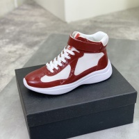 Cheap Prada High Top Shoes For Men #1266066 Replica Wholesale [$105.00 USD] [ITEM#1266066] on Replica Prada High Top Shoes